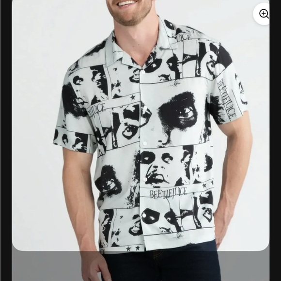 beetlejuice Other - NWT small beetlejuice men's button down shirt 1138